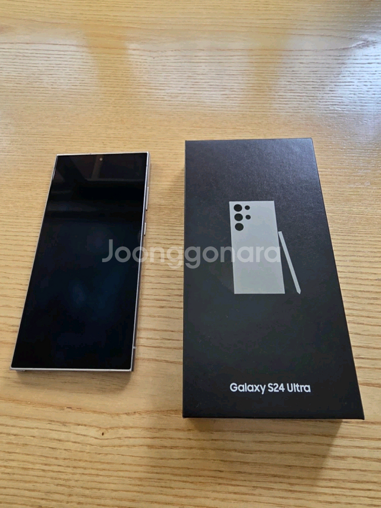 S24울트라 티타늄그레이 무잔상 무흠집--0