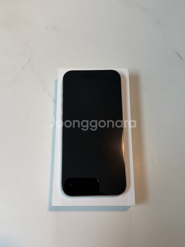 아이폰 15 프로 화이트 티타늄 128G--6