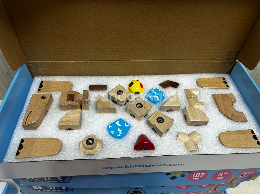 키즈스콜레 크리에이트브7 자석블록--4