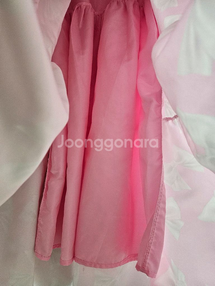 키앙 리본원피스 핑크 L--2