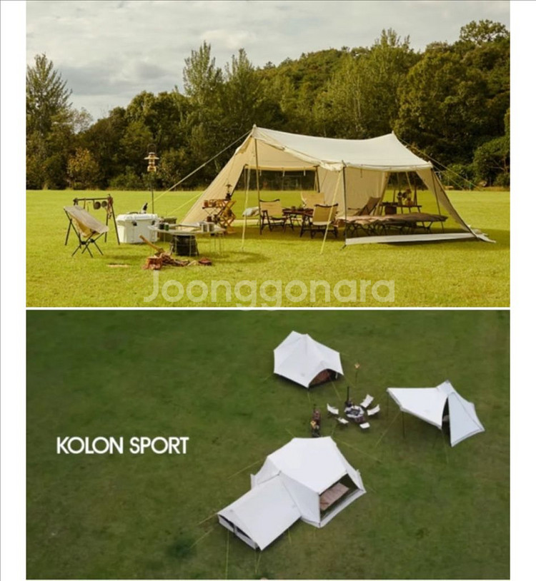 코오롱 오두막 쉘터 오두막st 1회 사용품(안양)--0