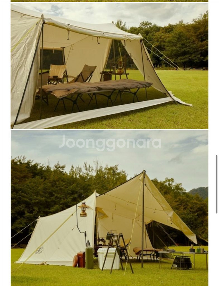 코오롱 오두막 쉘터 오두막st 1회 사용품(안양)--1