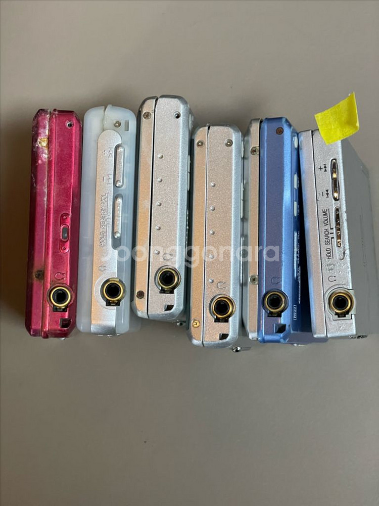 빅터 MD 플레이어 작동품 1대, 정크 5대 일괄판매--3