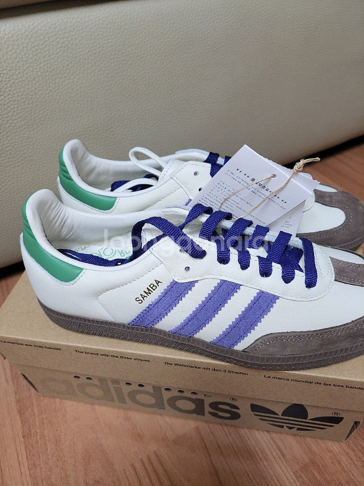 W아디다스삼바OG오프화이트컬리지에이트퍼플(225)--1