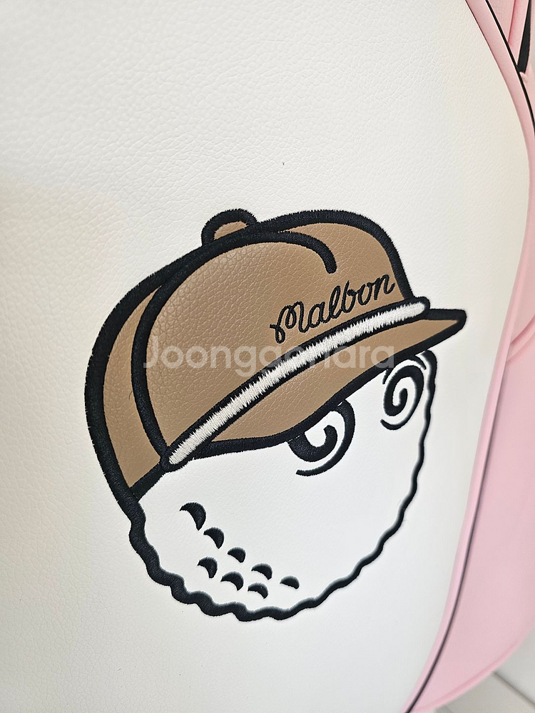 (세트)말본 클럽하우스 휠 캐디백+보스턴백 핑크--5