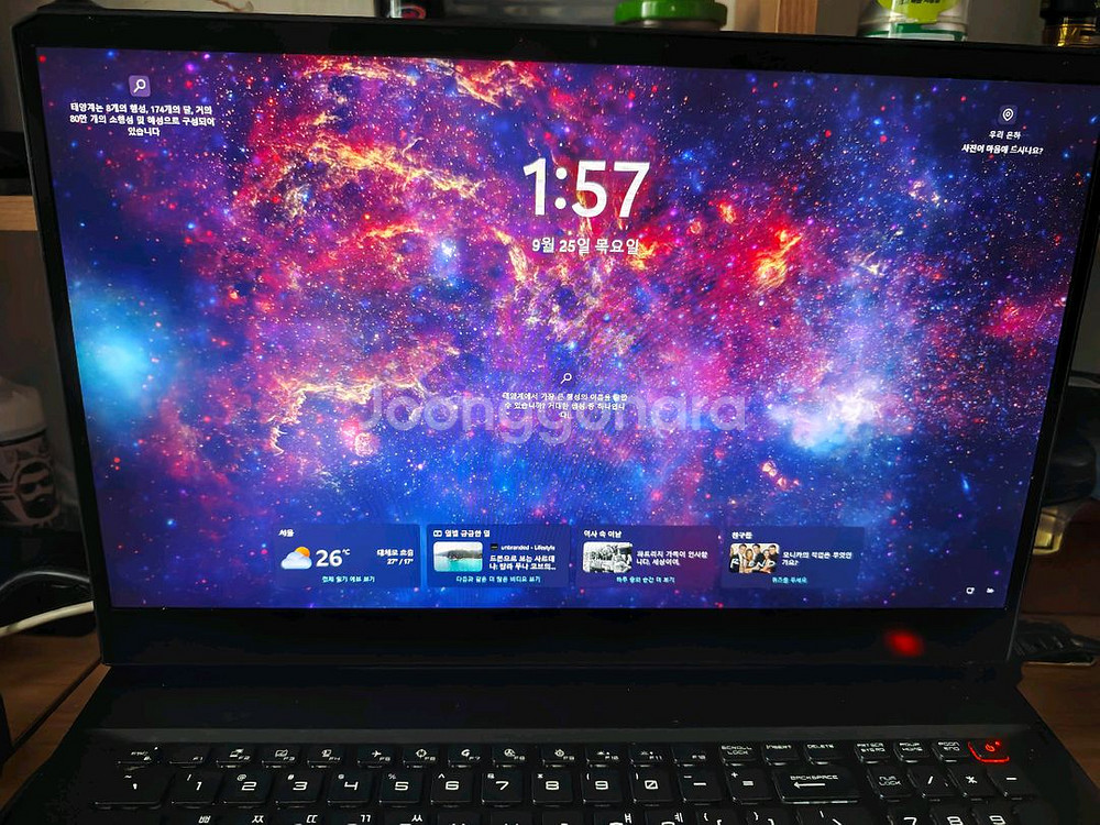 MSI 게이밍 노트북 gp76 RTX3070 17.3인--0