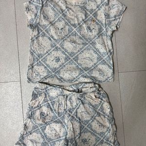 에뜨와 반팔 상하복 12M