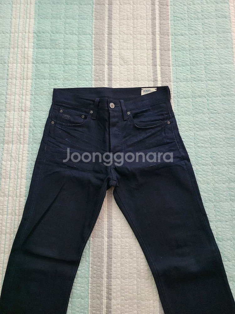 지스타로우 Gstarraw 3301스트레이트 인디고블루--10