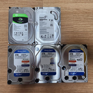3.5인치 HDD 4TB/3TB/2TB 컨디션 매우 좋