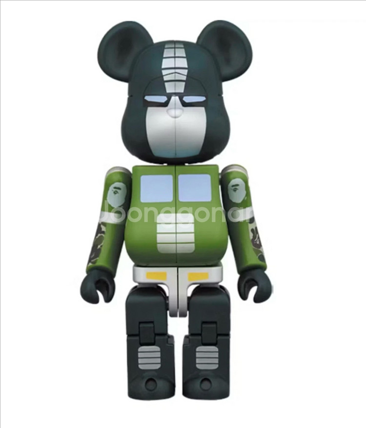 트랜스포머 옵티머스프라임X베이프 그린 베어브릭 200%--1