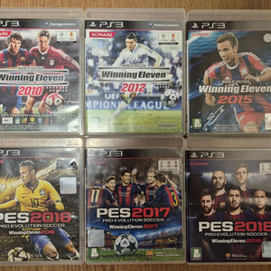 플스3(PS3) 위닝 6종 일괄 판매합니다.