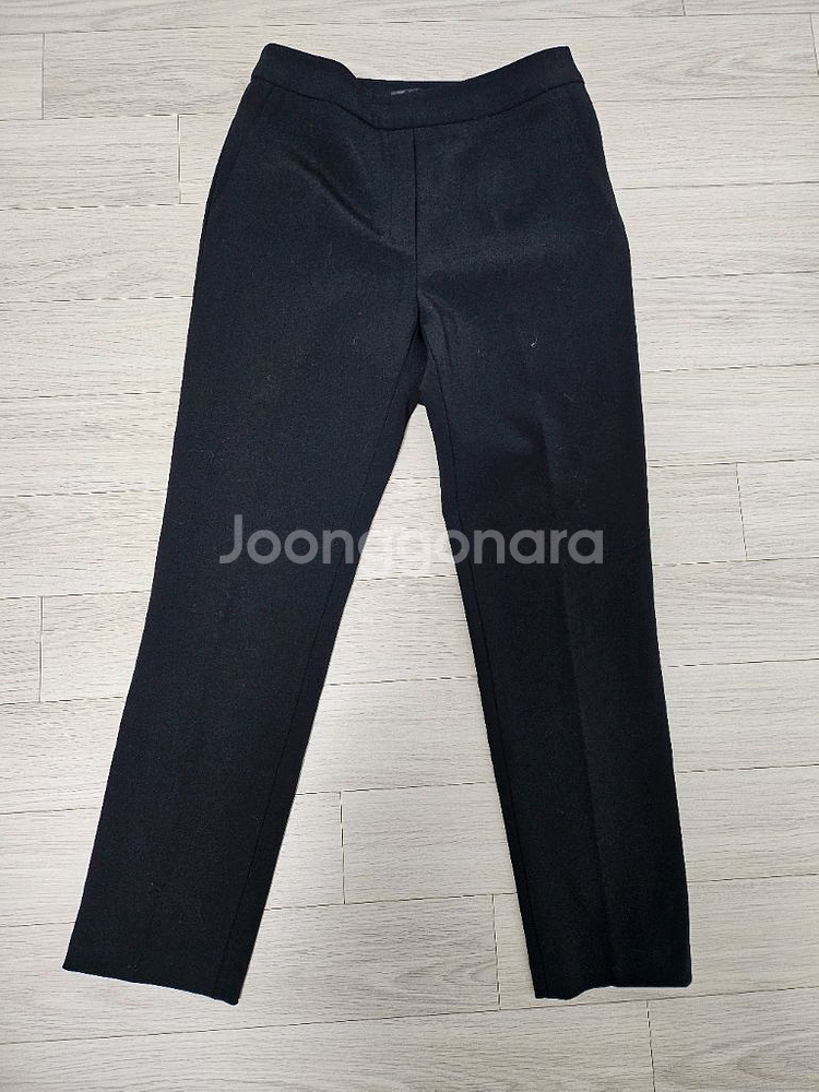 더로랑 바지 슬랙스 아이보리 블랙 m--0