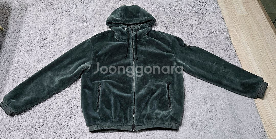 무스너클 페이크퍼 리버시블 양면점퍼 정품--0