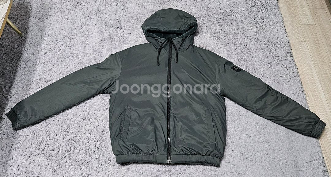 무스너클 페이크퍼 리버시블 양면점퍼 정품--4
