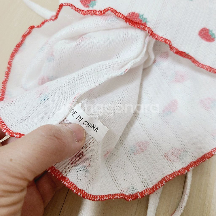 여성 프리사이즈 (새상품) 귀여운 딸기 끈나시 파자마--3