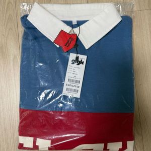 glgk 컬러블럭 럭비어덜트 블루M