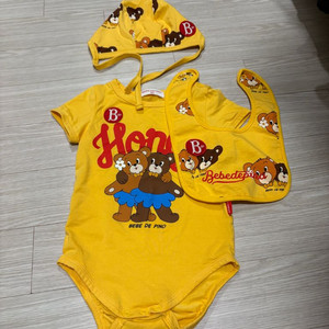 베베드피노 허니베어 바디수트 세트 90 반택포