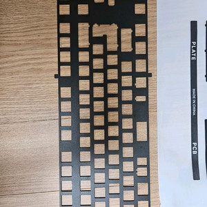 qk80 mk2 1.6 pcb 논플렉스컷 기판+ 보강판
