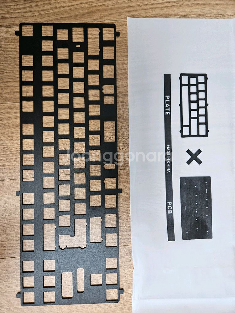 qk80 mk2 1.6 pcb 논플렉스컷 기판+ 보강판--1