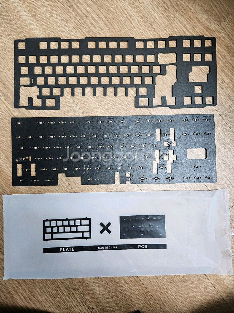 qk80 mk2 1.6 pcb 논플렉스컷 기판+ 보강판--2