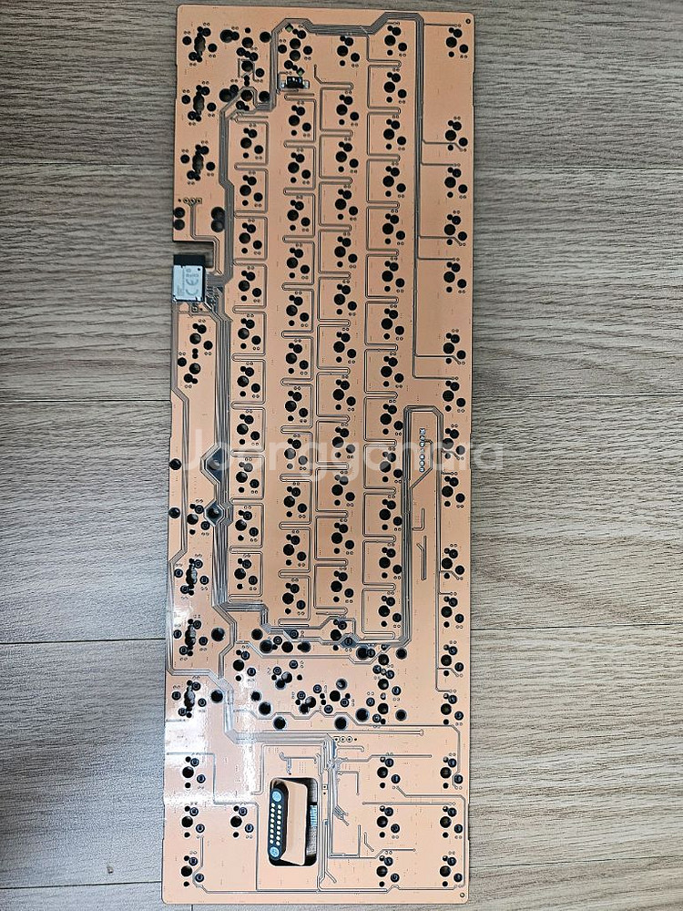 qk80 mk2 1.6 pcb 논플렉스컷 기판+ 보강판--4