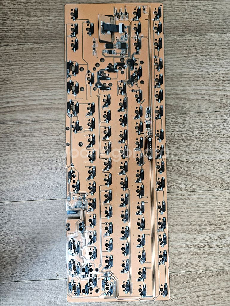 qk80 mk2 1.6 pcb 논플렉스컷 기판+ 보강판--3