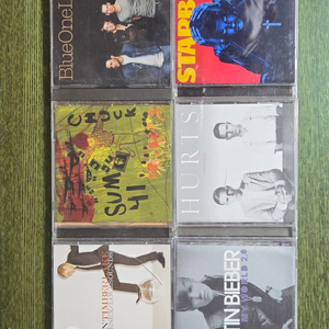저스틴비버, 팀버레이크등 해외원반 팝CD 14매