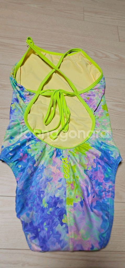 여성 수영복 후그 유화 미들컷 30--1