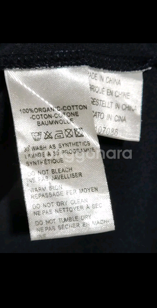 (M) 폴스미스 반팔티 블랙 해골 프린트 면티셔츠--4