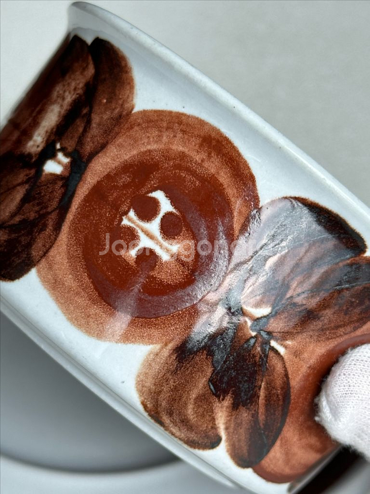 [빈티지] 아라비아 핀란드 로즈마린 티컵 A--1