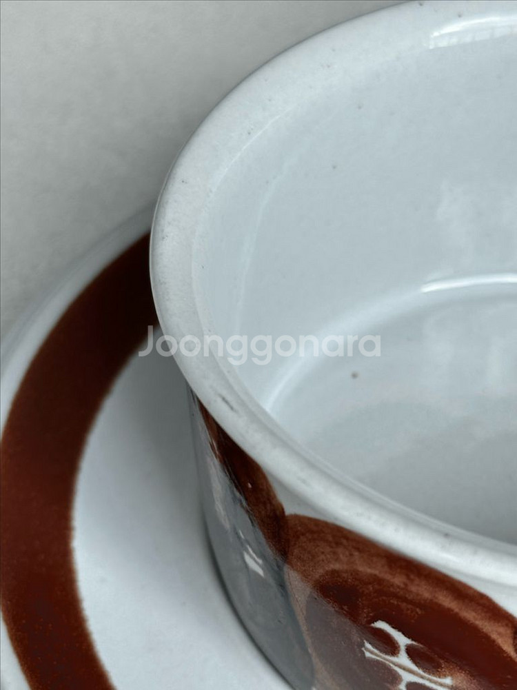 [빈티지] 아라비아 핀란드 로즈마린 티컵 A--4