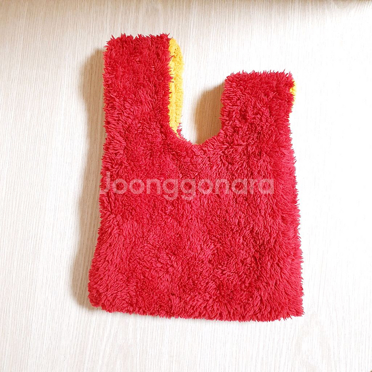 머스터드 양면 에코 퍼가방 미니백 버건디 토트백 뽀글이--3