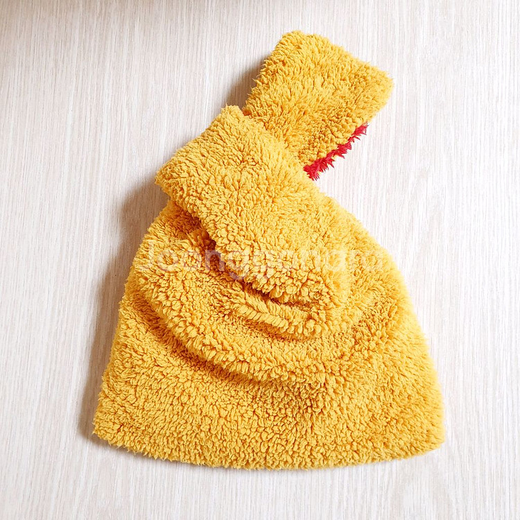 머스터드 양면 에코 퍼가방 미니백 버건디 토트백 뽀글이--0