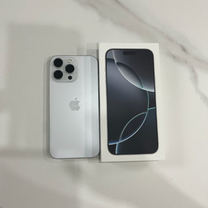 아이폰 16 Pro Max 프로맥스 256GB 화이트