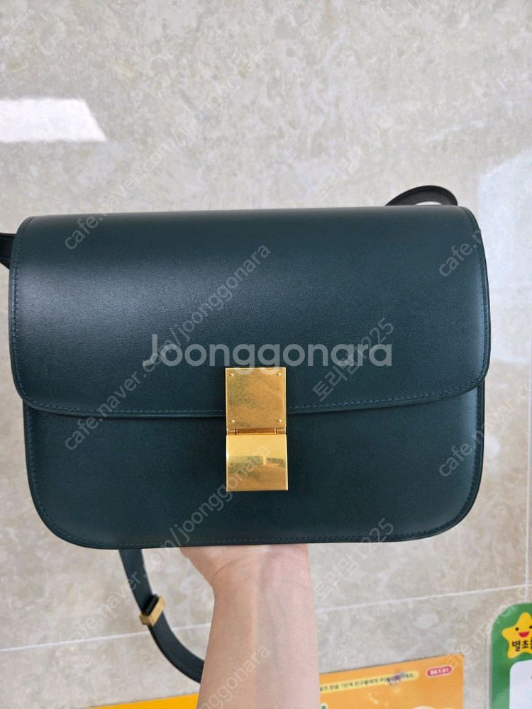 셀린느 클래식박스 미듐 새상품--8