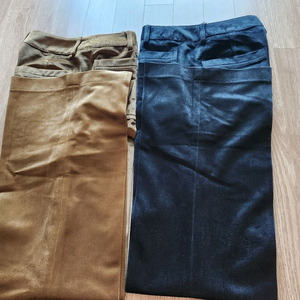더로랑 the Laurent 아담 S 블랙 브라운 바지