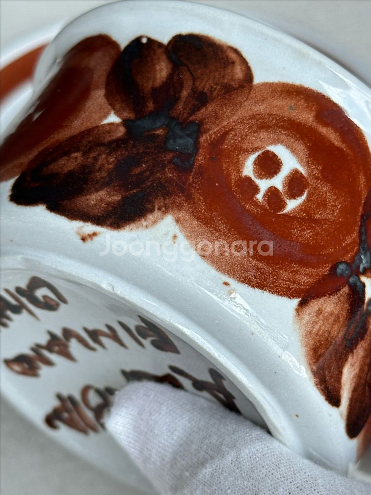 [빈티지] 아라비아 핀란드 로즈마린 티컵 B--2