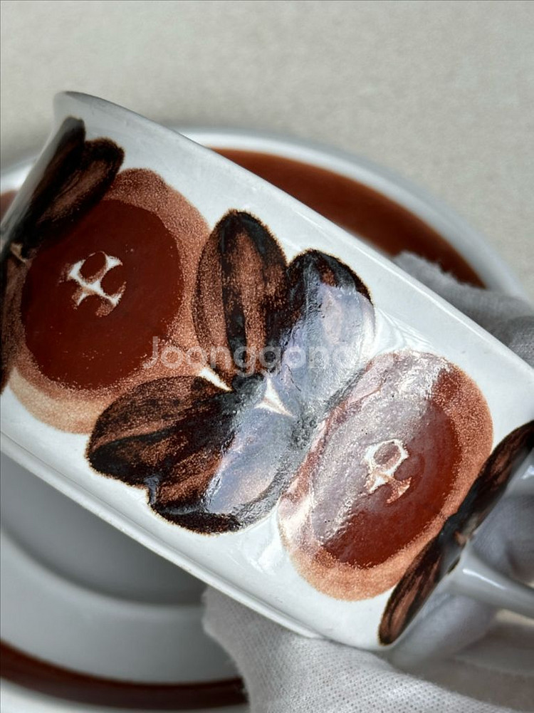 [빈티지] 아라비아 핀란드 로즈마린 티컵 C--2