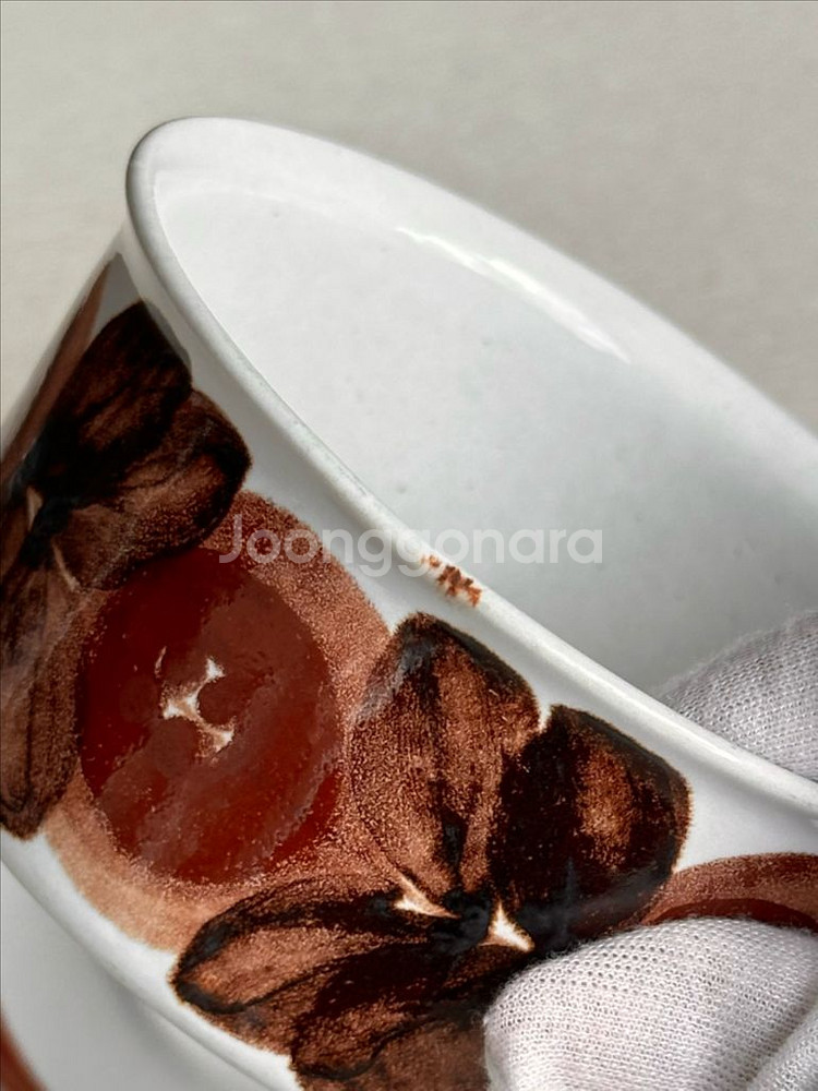 [빈티지] 아라비아 핀란드 로즈마린 티컵 C--3