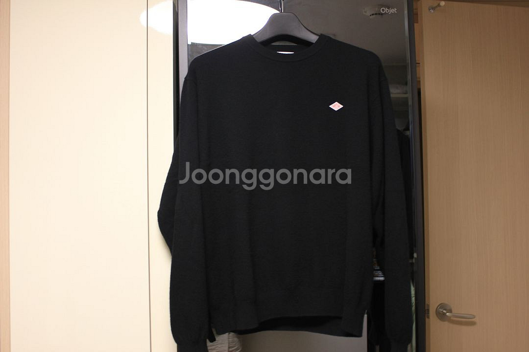 단톤 24fw 블랙 로고 니트--5