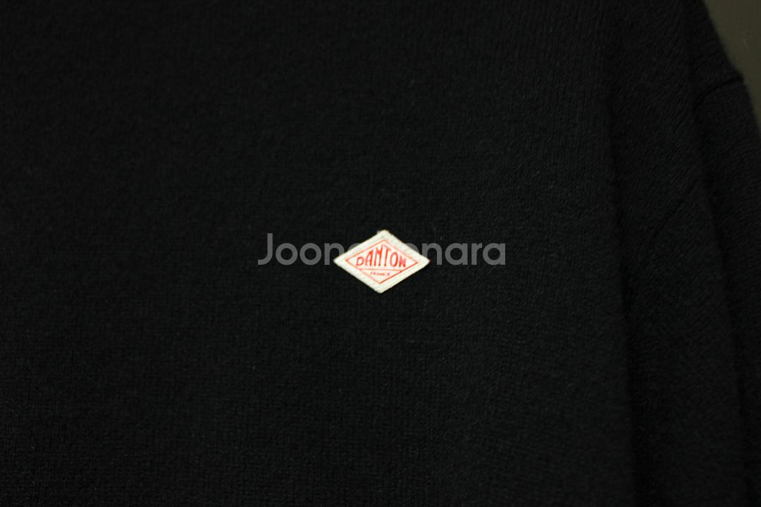 단톤 24fw 블랙 로고 니트--7