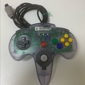 HORI사 닌텐도64 클리어퍼플 컨트롤러 팝니다 터보