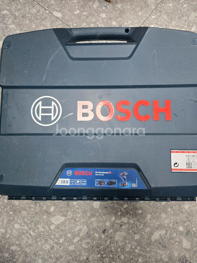 보쉬 충전임팩드라이버 GDX 18V-200 미사용--0