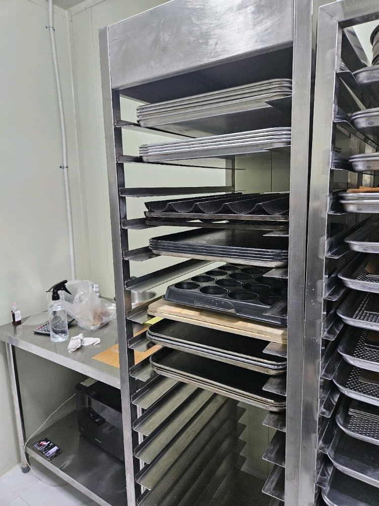 베이킹 렉 이동식 선반 베이킹카트 스텐선반--2