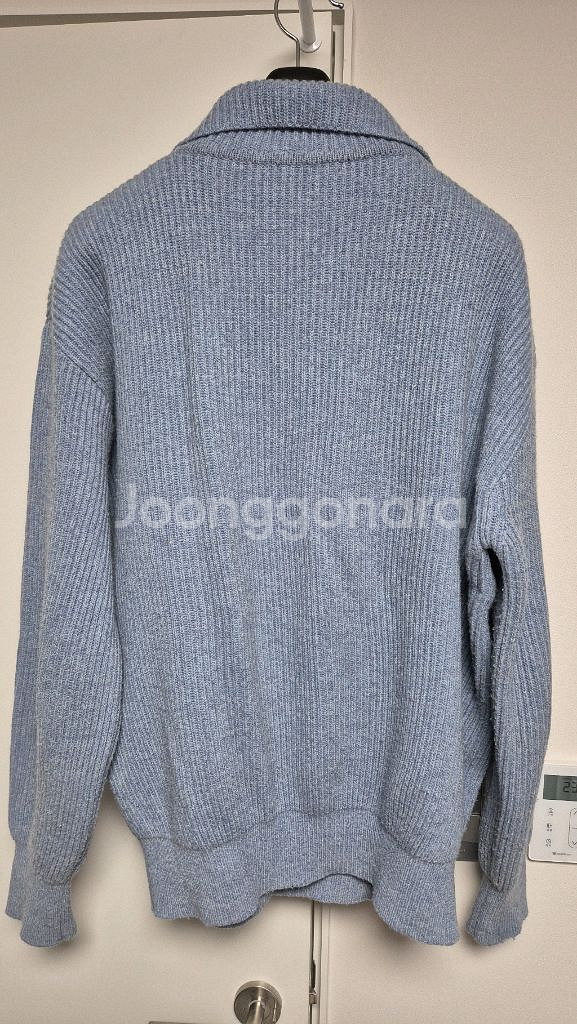 마티스더큐레이터 하프집업 니트 블루 (3사이즈)--3