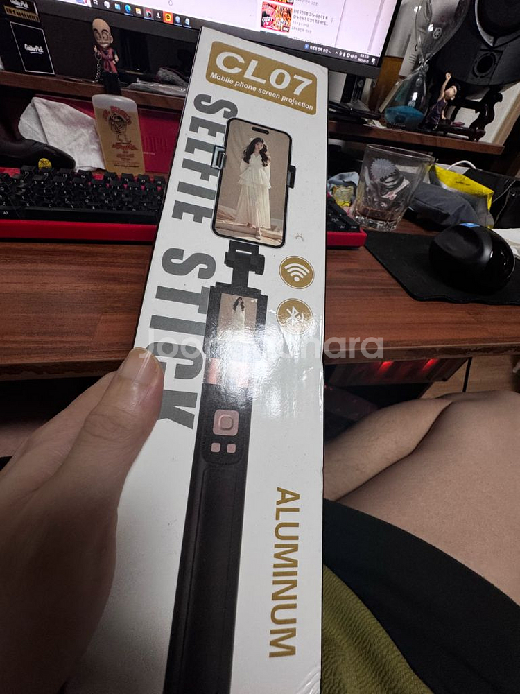 170cm 셀카봉 셀프스크린 내장 삼각대 알루미늄--0