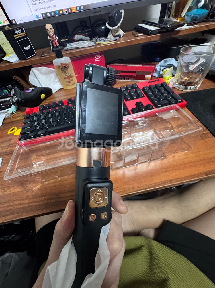 170cm 셀카봉 셀프스크린 내장 삼각대 알루미늄--4