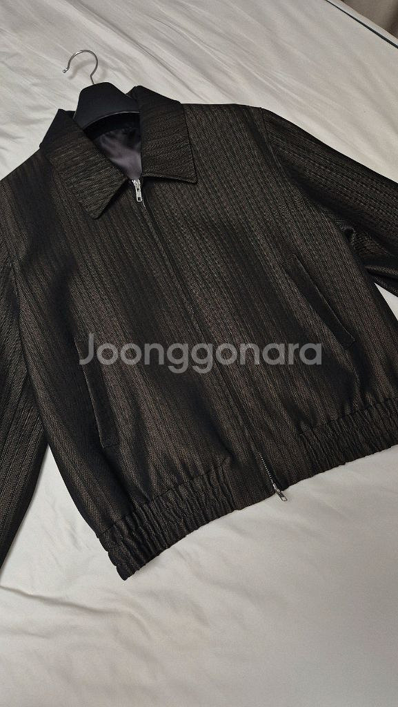 주앙옴므 익스클루시브 울 블루종 우드블랙 (M/100)--2