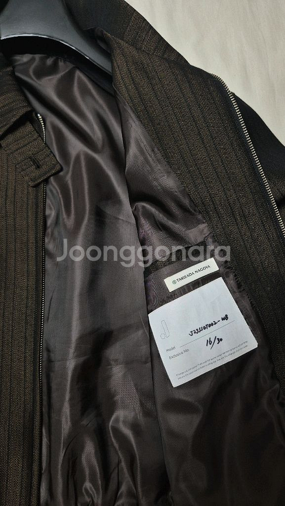 주앙옴므 익스클루시브 울 블루종 우드블랙 (M/100)--3