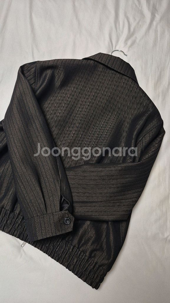 주앙옴므 익스클루시브 울 블루종 우드블랙 (M/100)--4